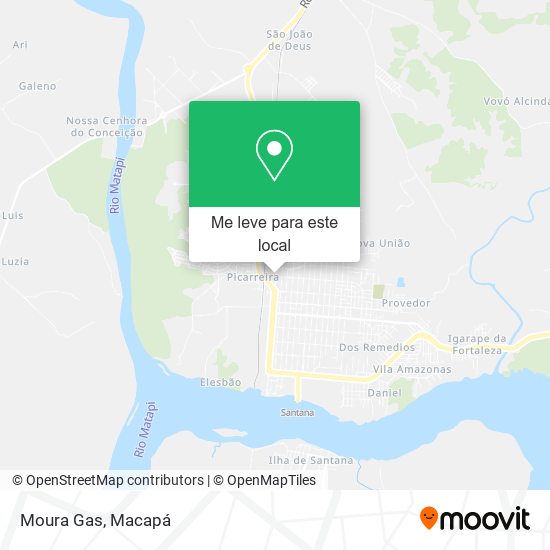 Moura Gas mapa