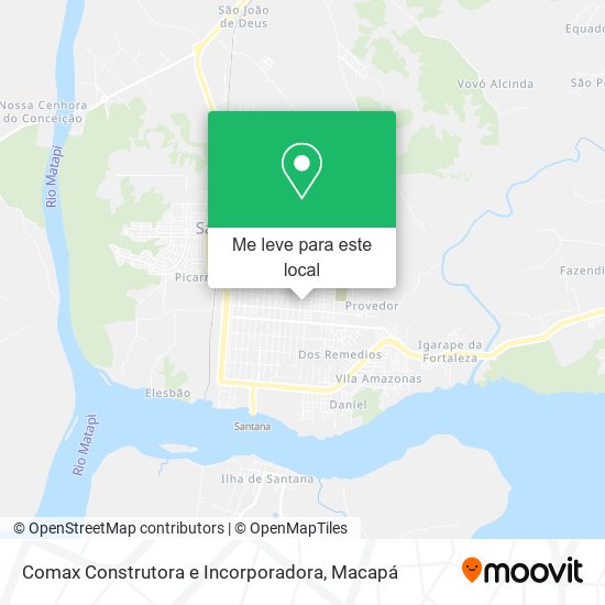 Comax Construtora e Incorporadora mapa