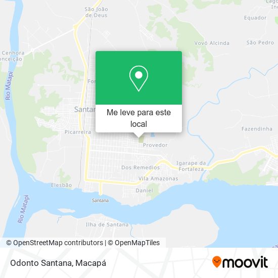 Odonto Santana mapa