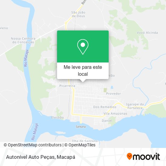 Autonível Auto Peças mapa