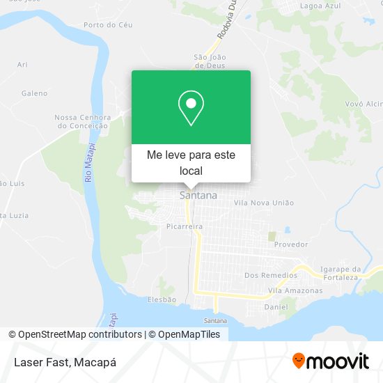 Laser Fast mapa