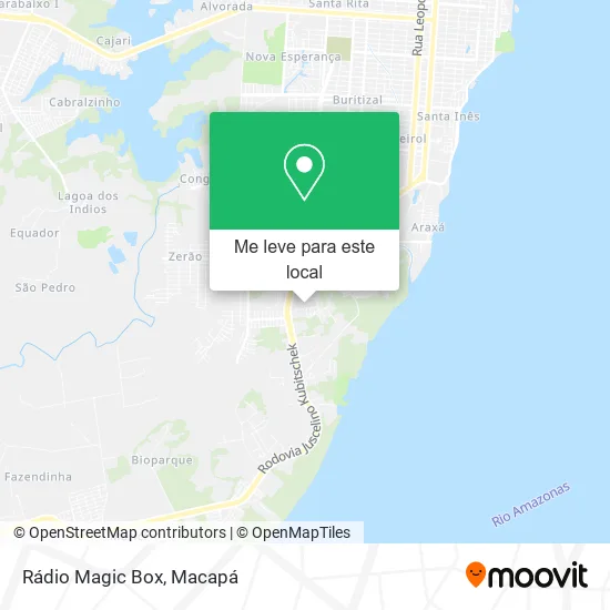 Rádio Magic Box mapa