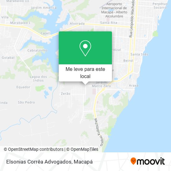 Elsonias Corrêa Advogados mapa