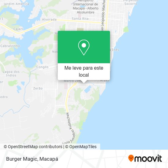 Burger Magic mapa