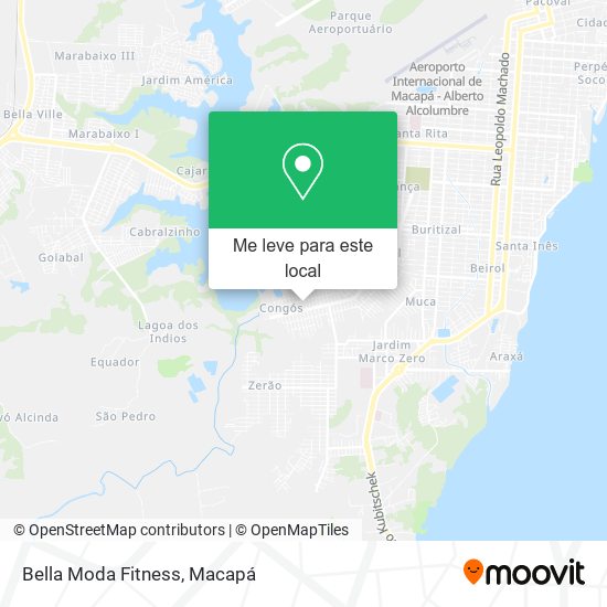 Bella Moda Fitness mapa