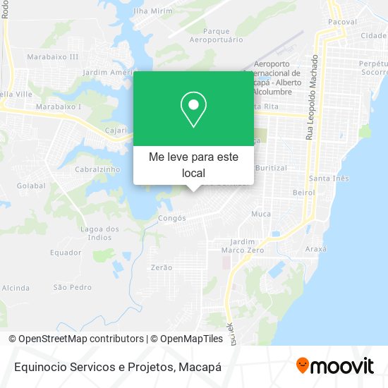 Equinocio Servicos e Projetos mapa