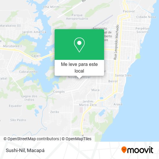 Sushi-Nil mapa