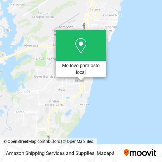Amazon Shipping Services and Supplies mapa