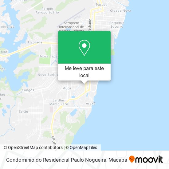Condominio do Residencial Paulo Nogueira mapa