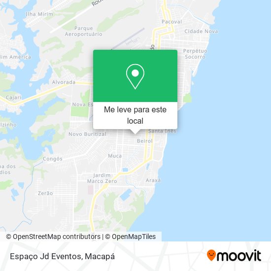 Espaço Jd Eventos mapa