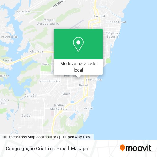 Congregação Cristã no Brasil mapa