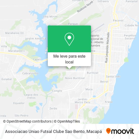 Associacao Uniao Futsal Clube Sao Bento mapa