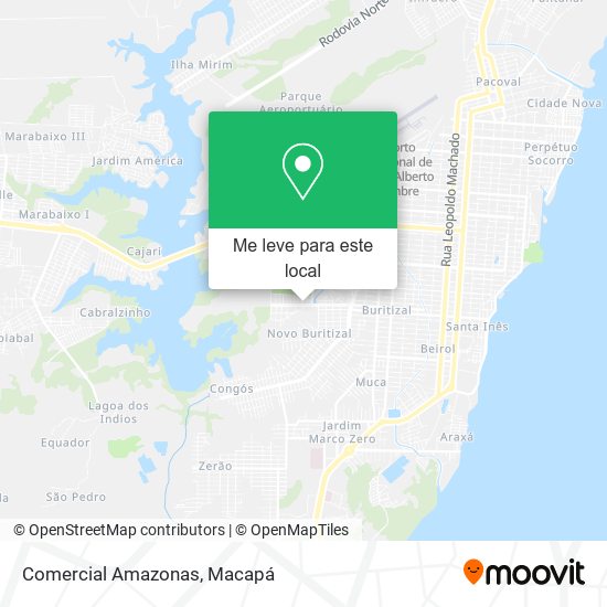 Comercial Amazonas mapa