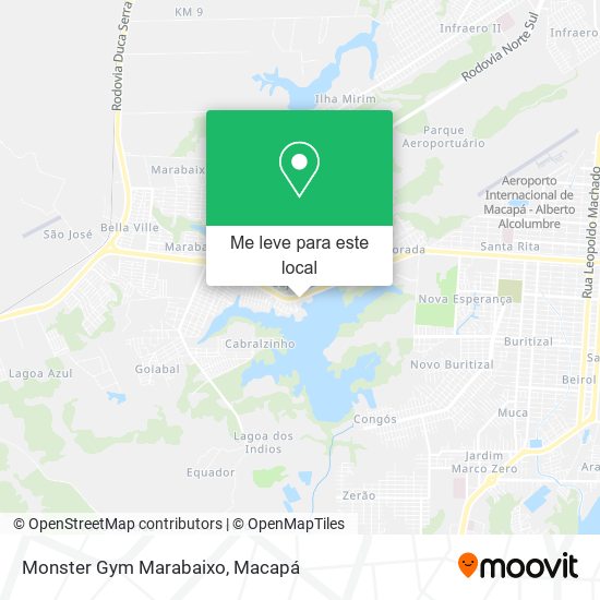 Monster Gym Marabaixo mapa