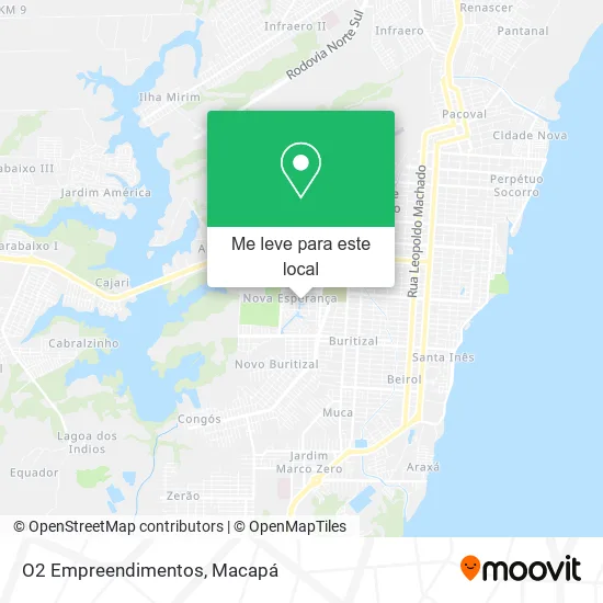 O2 Empreendimentos mapa