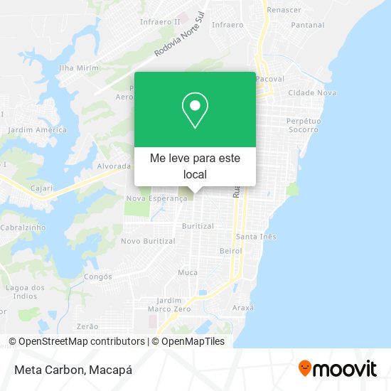 Meta Carbon mapa