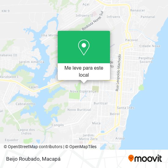 Beijo Roubado mapa