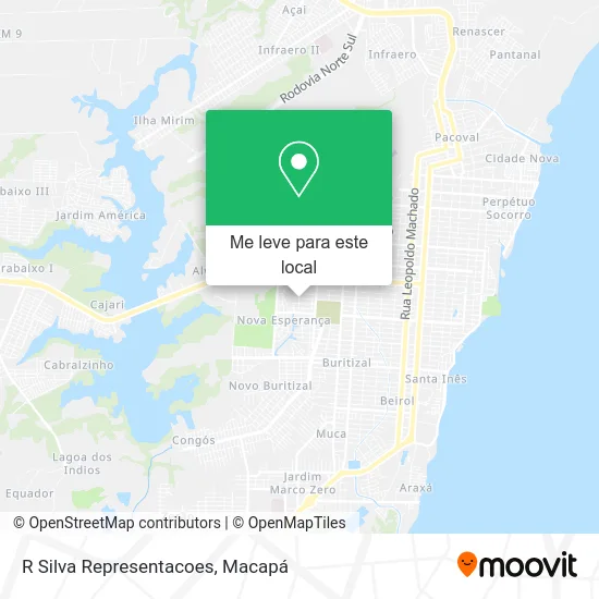 R Silva Representacoes mapa