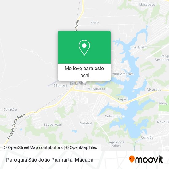 Paroquia São Joâo Piamarta mapa