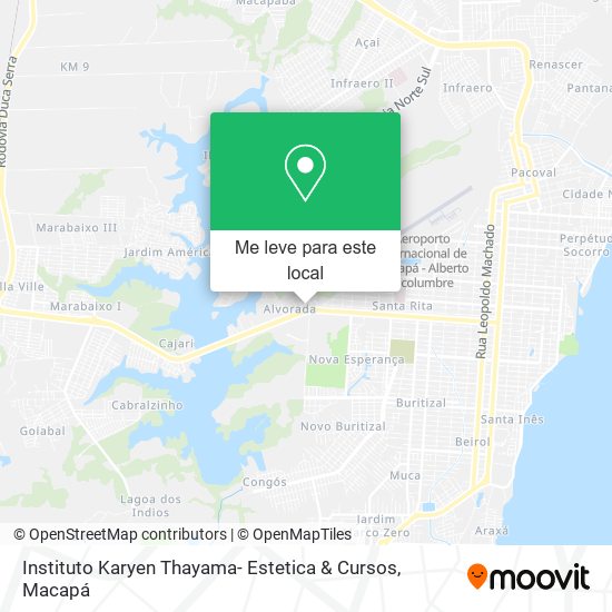 Instituto Karyen Thayama- Estetica & Cursos mapa