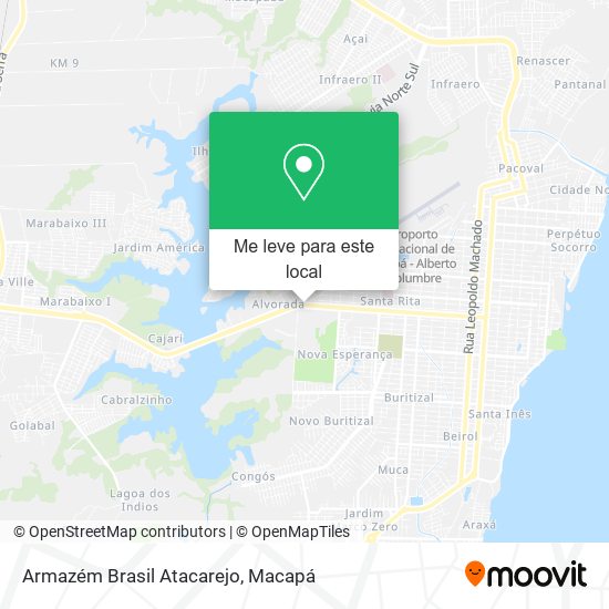 Armazém Brasil Atacarejo mapa