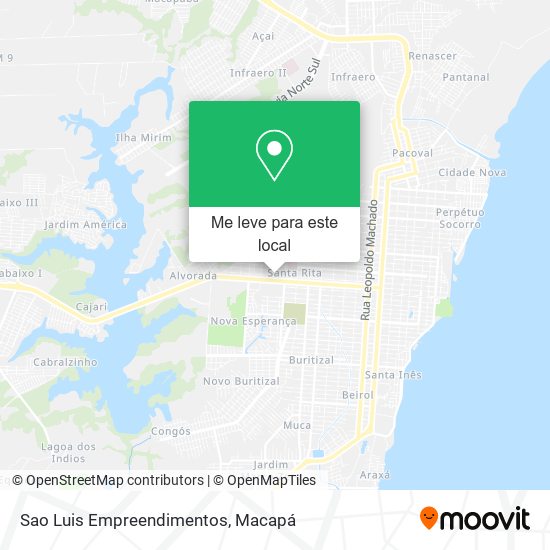 Sao Luis Empreendimentos mapa