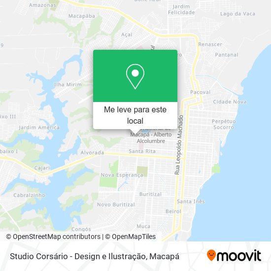 Studio Corsário - Design e Ilustração mapa