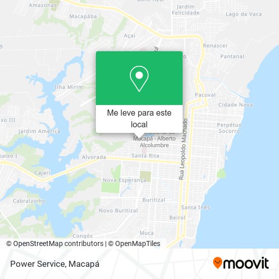 Power Service mapa