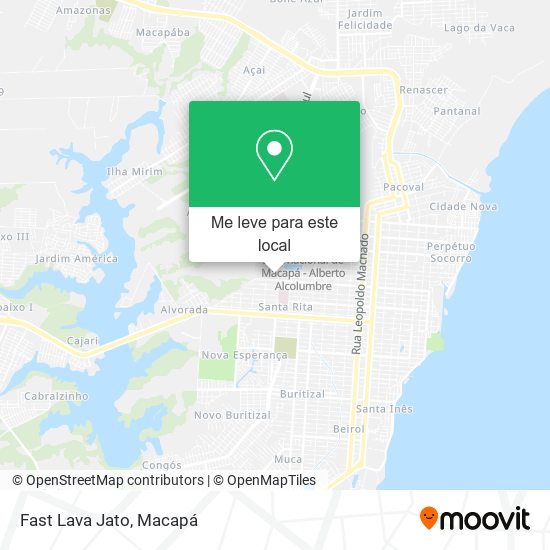 Fast Lava Jato mapa