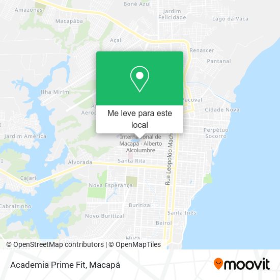 Academia Prime Fit mapa