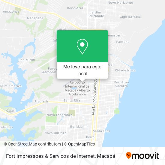 Fort Impressoes & Servicos de Internet mapa