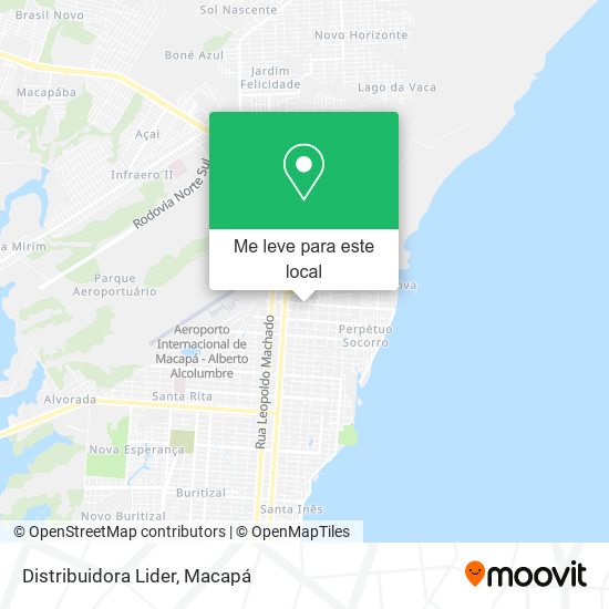 Distribuidora Lider mapa