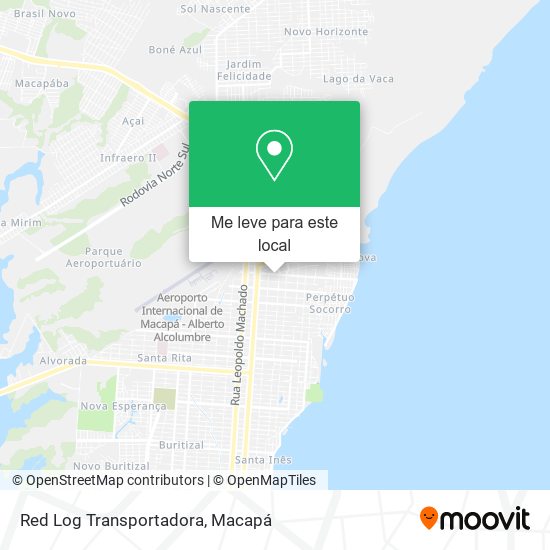 Red Log Transportadora mapa