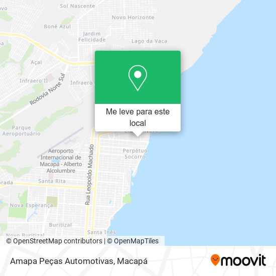 Amapa Peças Automotivas mapa