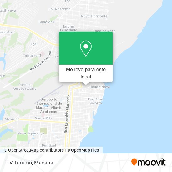 TV Tarumã mapa