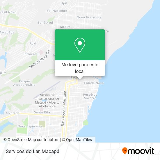 Servicos do Lar mapa