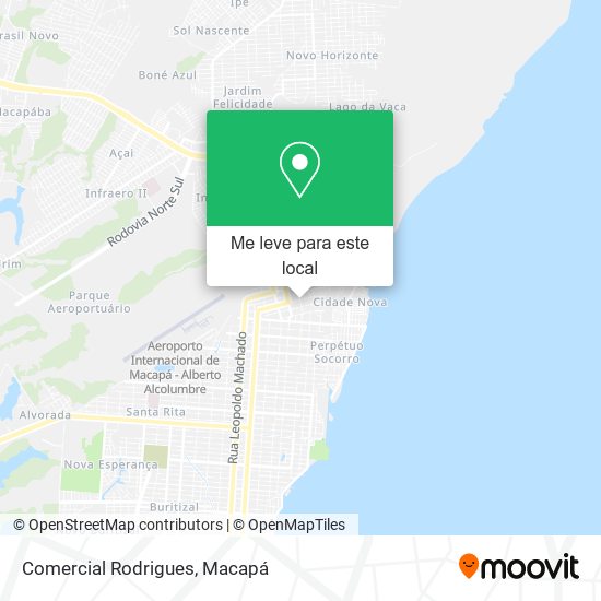 Comercial Rodrigues mapa