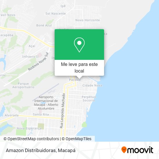 Amazon Distribuidoras mapa