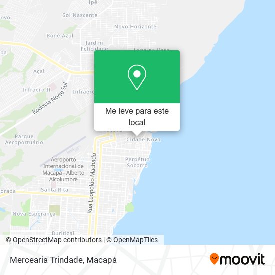 Mercearia Trindade mapa