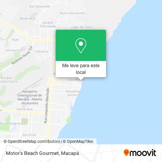 Motor's Beach Gourmet mapa