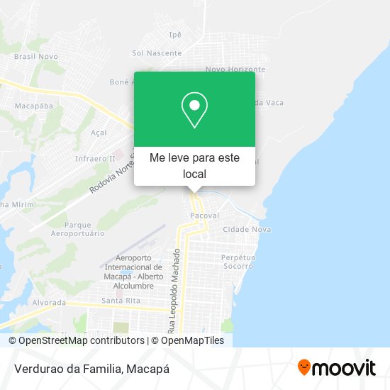 Verdurao da Familia mapa