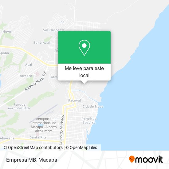 Empresa MB mapa