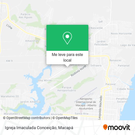 Igreja Imaculada Conceição mapa