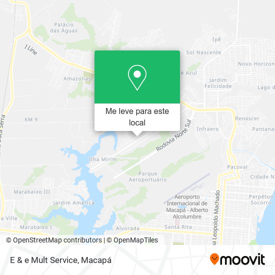 E & e Mult Service mapa