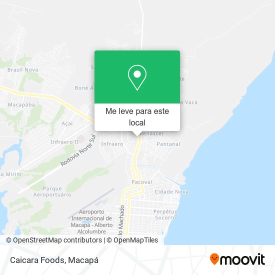 Caicara Foods mapa