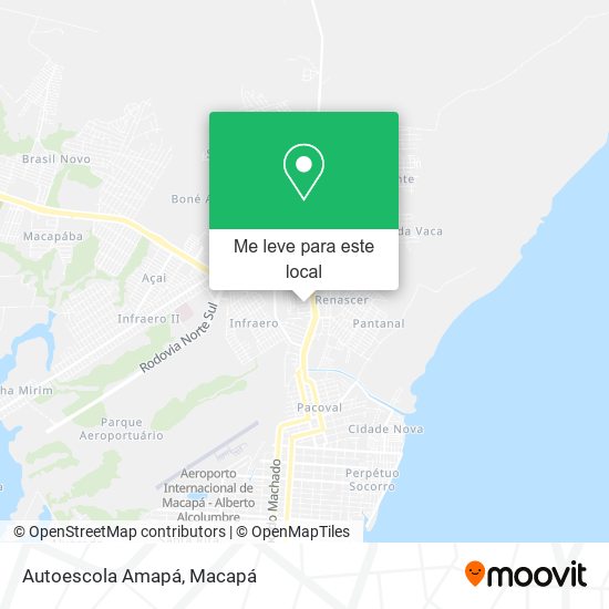 Autoescola Amapá mapa