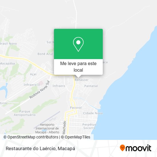 Restaurante do Laércio mapa