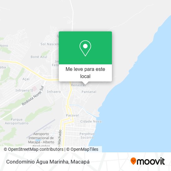 Condomínio Água Marinha mapa