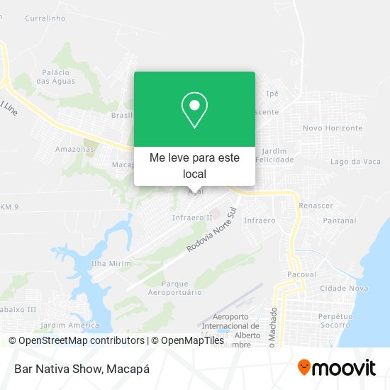 Bar Nativa Show mapa