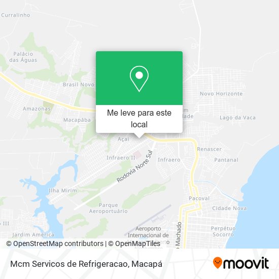 Mcm Servicos de Refrigeracao mapa